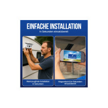 Falcon magneettinen langaton kamerajärjestelmä, 7" näyttö ja 50 m kantama