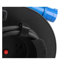 Haba kaapelikela CEE-pistoke ja kulmaliitin, 25 m