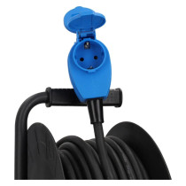 Haba kaapelikela CEE-pistoke ja kulmaliitin, 25 m