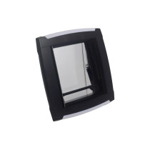 MPK VisionStar M LED -kattoluukku, 400x400 musta
