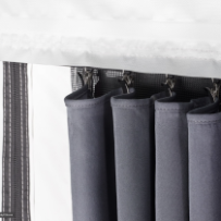 Thule Curtains verhosarja harmaa, kokovaihtoehdot Koko 1–3