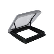 MPK VisionStar L musta kattoluukku 700x500 mm savulasilla