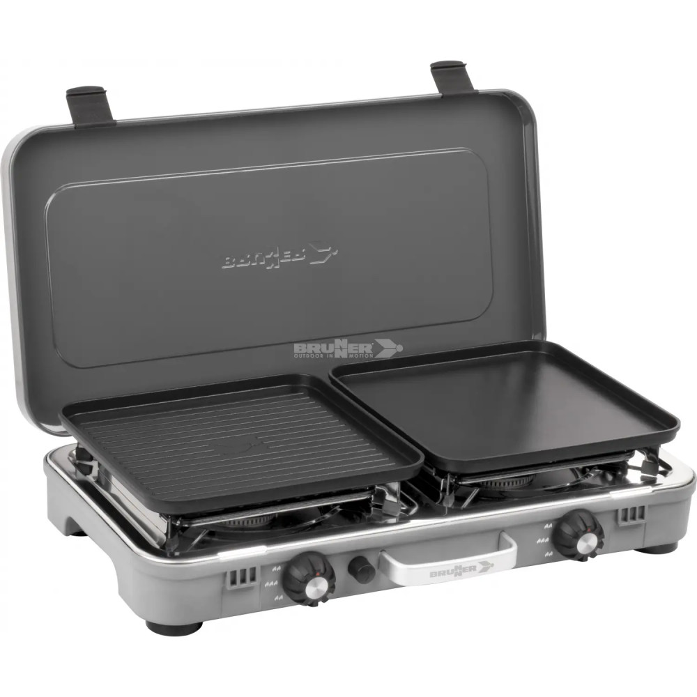 Brunner Devil Kookmaster GP kaksiliekkinen kaasukeitin 30 mbar
