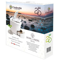 Cinderella Bowl Liner Standard alkuperäiset suojapussit 500 kpl pakkauksessa