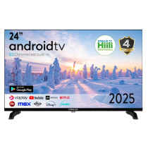 INLUX 24 A7 Android Smart LED-TV 24 tuumaa HD Ready musta