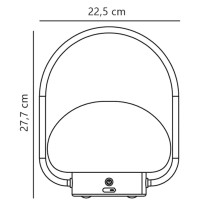 Nordlux Sponge To Go -ladattava LED-lyhty, valkoinen (5V)