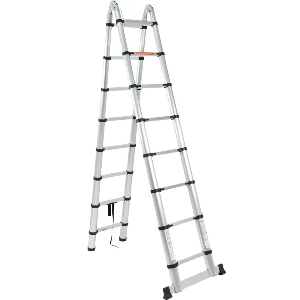 Berger teleskooppiset taittotikkaat 2,5 m alumiinia