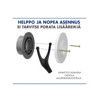 Lainfeld kondenssivedenlippa, 96 mm