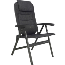 Westfield Noblesse Ergofit kokoontaitettava retkituoli, tummanharmaa