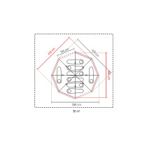 Coleman Octagon -pimentävä perheteltta, 8 hengelle