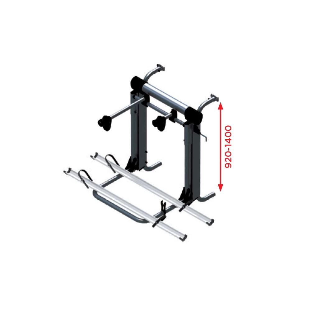 BR-Systems Lift Off Road Black Edition 12V polkupyöräteline matkailuautoon