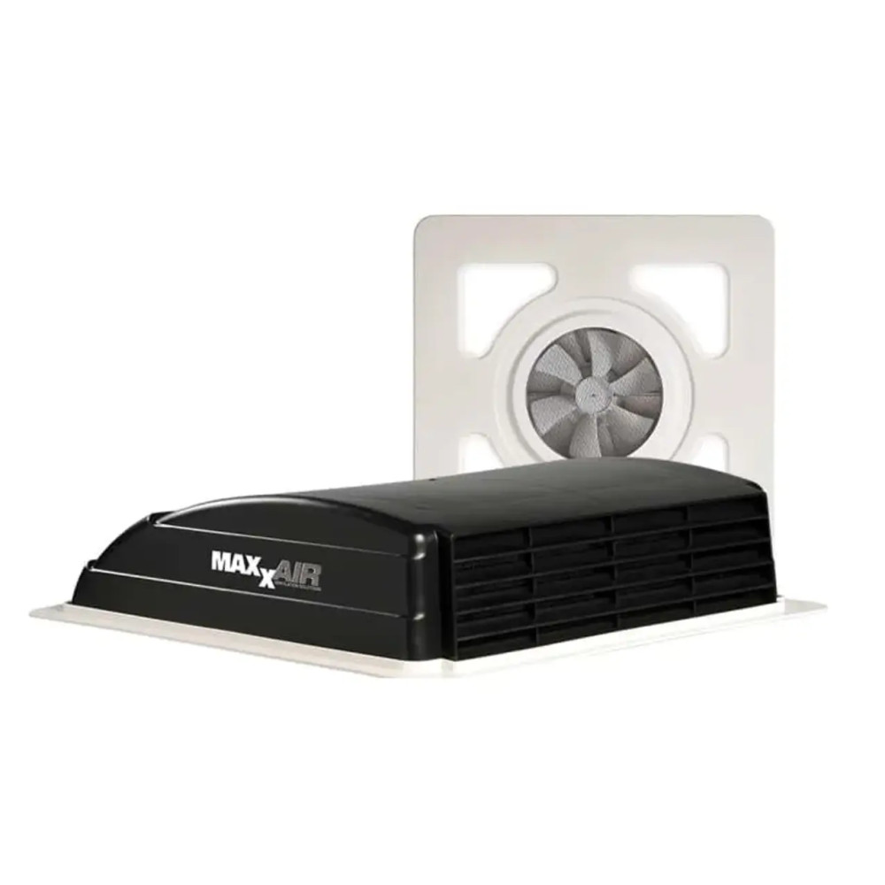 Airxcel Maxxfan Mini Plus Smoke kattotuuletin musta