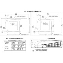 Airxcel MaxxAir Mach 2.4 kW -ilmastointilaite pehmeällä käynnistystoiminnolla