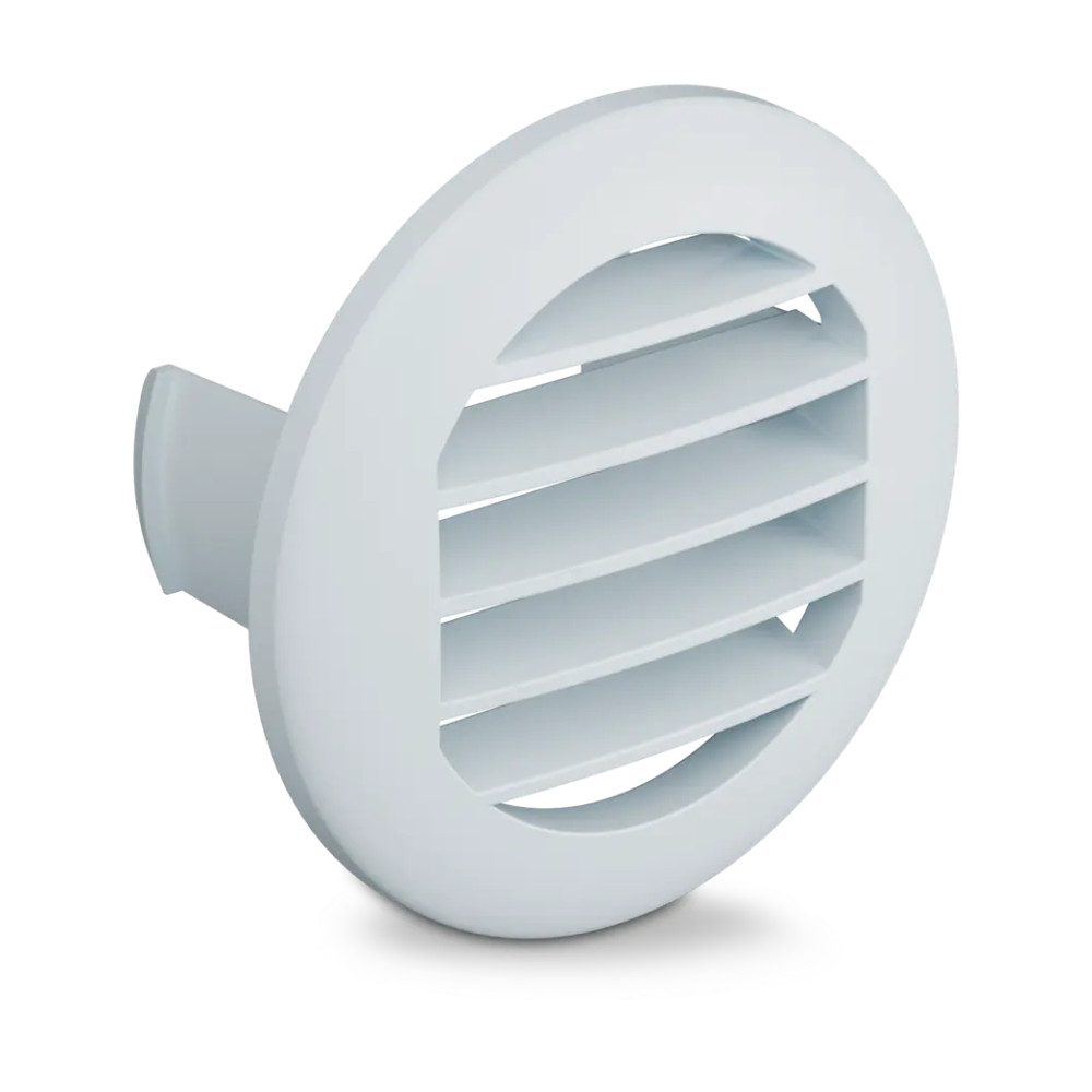 Dometic TwinBoost APOL ilmanpoistosäleikkö yhteensopiva TwinBoost-järjestelmään, mattavalkoinen