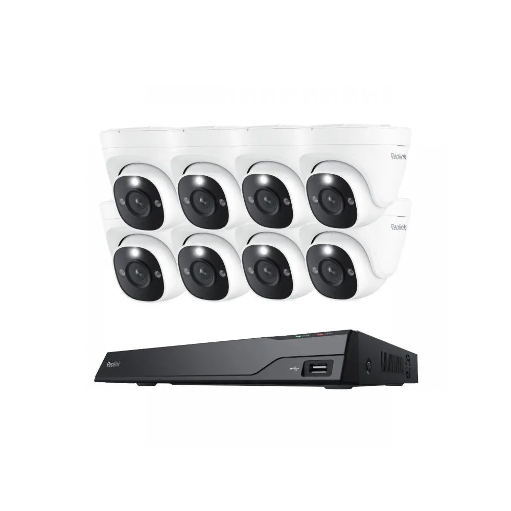 Reolink NVS16-8MD8 PoE 4K valvontajärjestelmä kahdeksalla kameralla