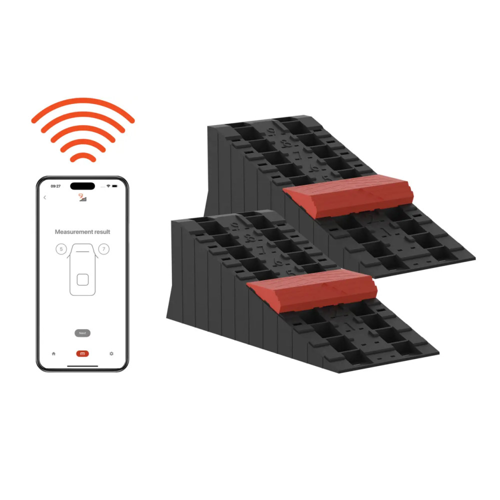 Kyle Camping Level9 älykkäät tasokiilat sovelluksella