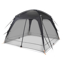 Dometic GO Compact Camp Shelter -paviljongin mesh-verkkoseinäsarja ovella ja kolmella seinäpaneelilla