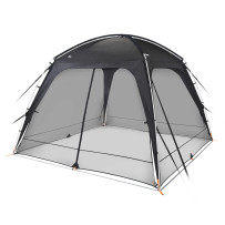 Dometic GO Compact Camp Shelter -paviljongin mesh-verkkoseinäsarja ovella ja kolmella seinäpaneelilla