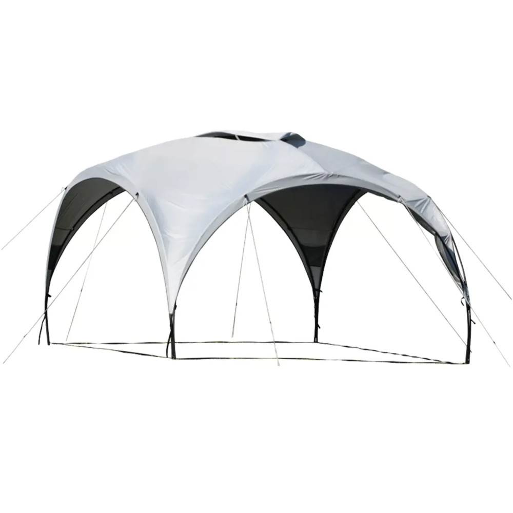 Wecamp Pavillion Sunshade paviljonki valkoinen harmaa 350x350 cm