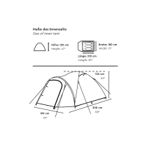 Tambu Haika -kupoliteltta 3 hengelle