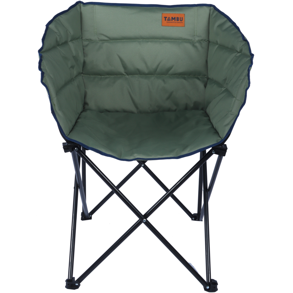 Tambu Asana taitettava retkituoli kierrätetystä rPET-polyesterista ja teräsrungolla