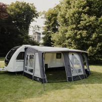 Vango Tuscany Air 500 ilmatäytteinen etuteltta asuntovaunulle