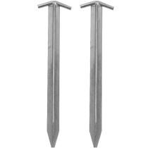 Bent teräksiset T-kiilat myrskykiinnitykseen koville alustoille, 200 mm