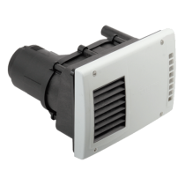 Truma WKCD seinäläpivienti bianco, poistopuhaltimella, sopii Truma Combi D -malleihin