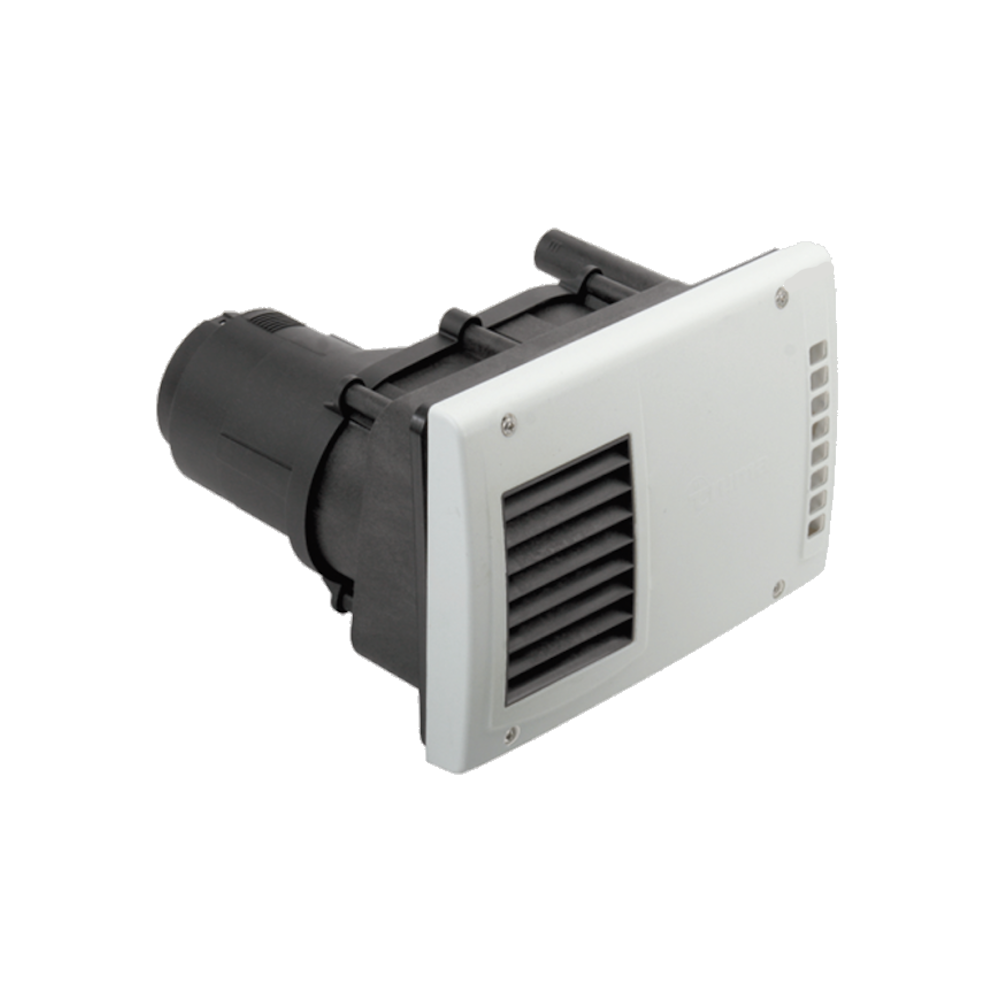 Truma WKCD seinäläpivienti bianco, poistopuhaltimella, sopii Truma Combi D -malleihin