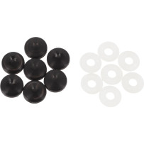 Thetford liesitason ruuvinsuojat, seitsemän kappaleen sarja ruuvien peittämiseen