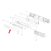 Thetford SR-etupaneelin tarra N4000-sarjan LCD-jääkaappiin