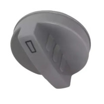 Dometic hopeanvärinen termostaatin säätönuppi RMS 8400–8550 -jääkaappiin