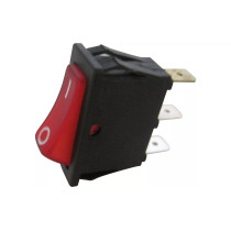 Dometic 12/24 V punainen katkaisin merkkivalolla