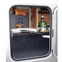 SOG II Type B (C200) -käymälän tuuletusjärjestelmä, lattia-asennus