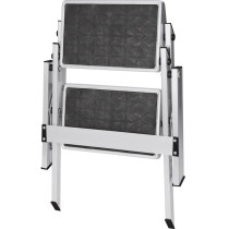 Berger kokoontaittuva kaksitasoinen askelma, alumiini