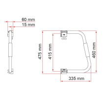 Fiamma Security 46 -turvakahva, syvänmusta