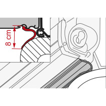 Fiamma Rain Guard Lower sadensuoja alempi
