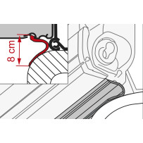 Fiamma Rain Guard Lower sadensuoja alempi