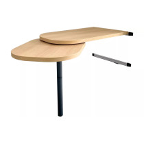 VierTec jatkettava pöytäjärjestelmä Lindberg Eiche