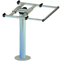Ilse alumiininen pöydänjalka 700 mm sivusiirrolla