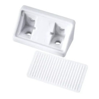 Fawo kalustekiinnike, valkoinen