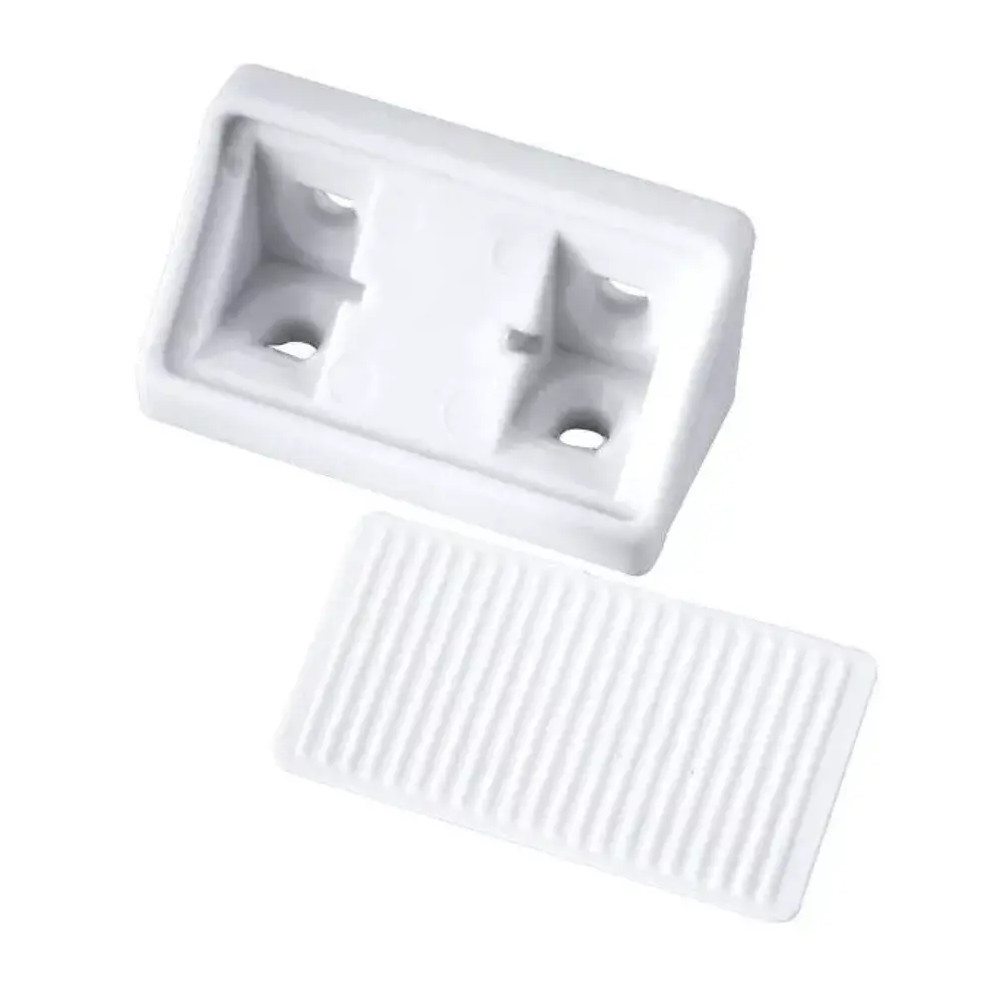 Fawo kalustekiinnike, valkoinen