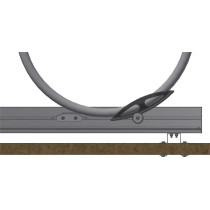 Weih-tec SlideMove HG-250 ulosvedettävä polkupyöräteline