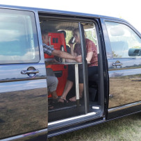 Remis REMIcare -liukuoven hyttysverkko VW T5 / T6