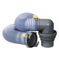 Lilie Easy-Slip 3" -jäteveden tyhjennysjärjestelmä, 2x300 cm