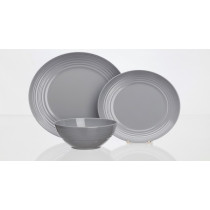 Flamefield Non Slip -astiasto, 12-osainen, harmaa