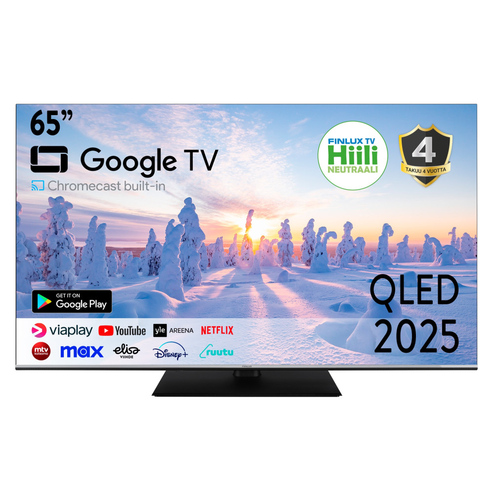 FINLUX 65" G10 4K UHD QLED Google TV
