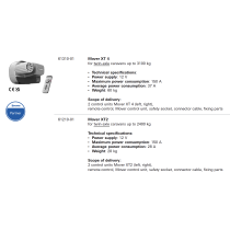 Vaununsiirrin Truma Mover XT2 - automaatti