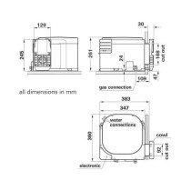 Truma Boiler 10L -vedenlämmitin kaasulla