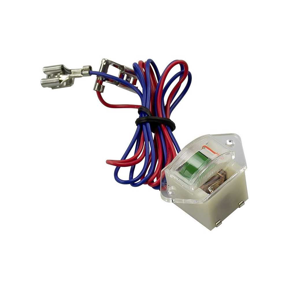 Dometic kaasujääkaapin liekin palamista ilmaiseva etupaneelin mittari